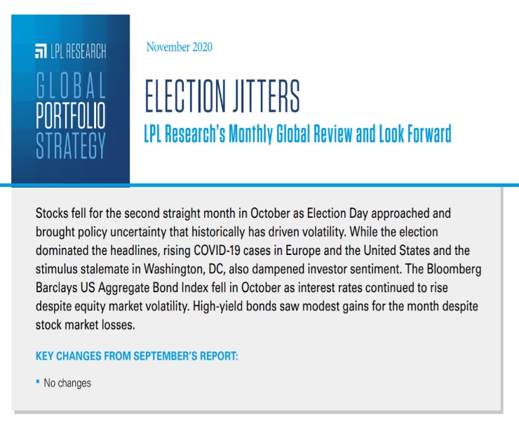 Global Portfolio Strategy | November 10, 2020